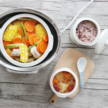 2.5L stainless steel saucepan slow cooker