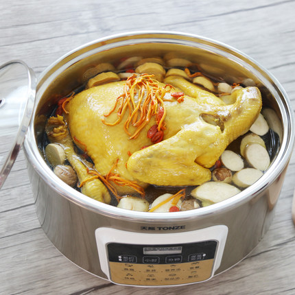 2.5L stainless steel saucepan slow cooker